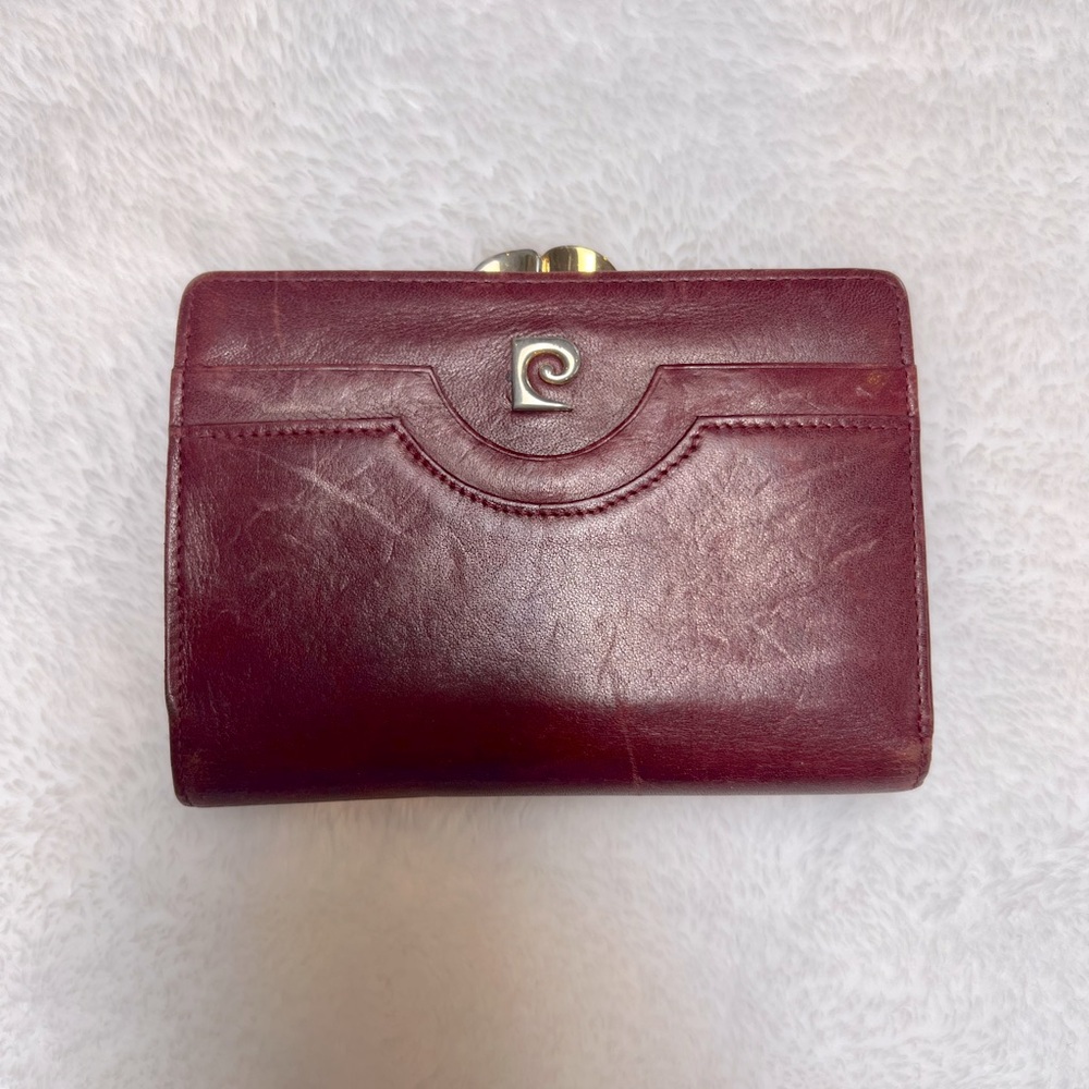 Vintage Pierre Cardin brown leather wallet